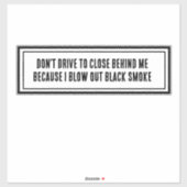 WARNZEICHEN AUFKLEBER (Blatt)