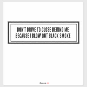 WARNZEICHEN AUFKLEBER