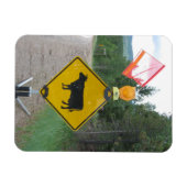 Warnzeichen für das Überschreiten von Rindern, Uta Magnet (Horizontal)