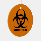 Warnzeichen für die benutzerdefinierte Sicherheit  Keramikornament (Rechts)