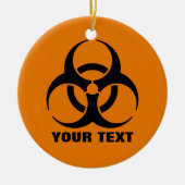 Warnzeichen für die benutzerdefinierte Sicherheit Keramikornament (Vorne)