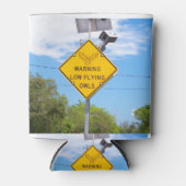 Warnzeichen für niedrige Fliegenklingeln Dosenkühler (Vorderseite)