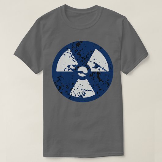 Warnzeichen für nukleare Power T-Shirt (Design vorne)