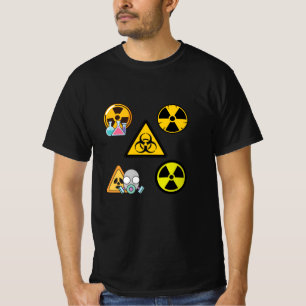 Warnzeichen für radioaktive Biogefährdung T-Shirt