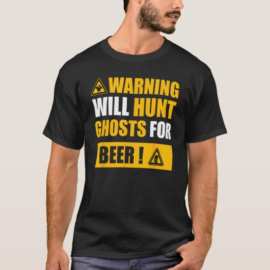 Warnzeichen Ghost Jagen EVP Halloween 1 T-Shirt (Vorderseite)