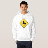 Warnzeichen Hoodie (Vorne ganz)