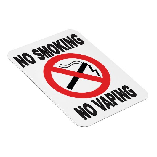 Warnzeichen "Kein Rauchen" Magnet (Rechte Seite)