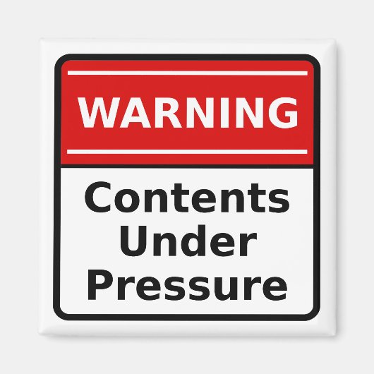 Warnzeichen Magnet (Vorne)