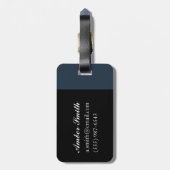 Warnzeichen nahe Flughafen St. Maarten, Gepäckanhänger (Rückseite vertikal)