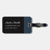 Warnzeichen nahe Flughafen St. Maarten, Gepäckanhänger (Rückseite horizontal)