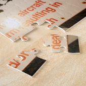 Warnzeichen nahe Flughafen St. Maarten, Puzzle (Seite)