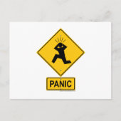 Warnzeichen Postkarte (Vorderseite)