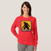 Warnzeichen - Sasquatch im Bereich T-Shirt (Vorne ganz)