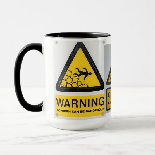 Warnzeichen-Tasse Tasse (Links)