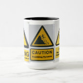 Warnzeichen-Tasse Tasse (Zentrum)