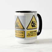 Warnzeichen-Tasse Tasse (VorderseiteRechts)