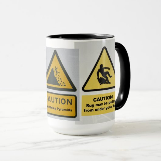 Warnzeichen-Tasse Tasse (VorderseiteRechts)