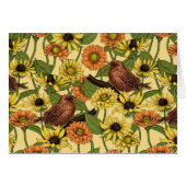 Warnzeichen und Blume, blassgelb (Vorderseite (Horizontal))