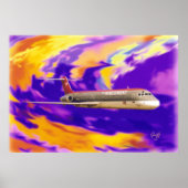 Warp 7 DC-9 Poster (Vorne)