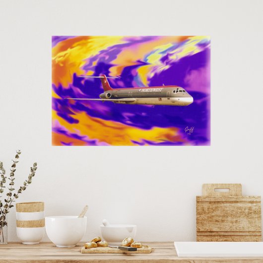 Warp 7 DC-9 Poster (Küche)