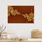 Warp - Fraktal Poster (Küche)