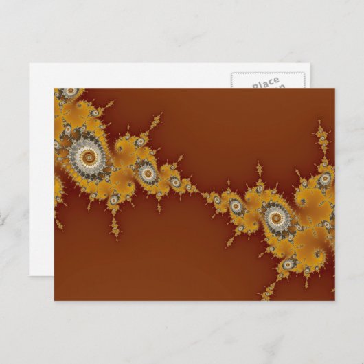 Warp - Fraktal Postkarte (Vorne/Hinten)