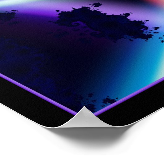 Warp-Geschwindigkeit Neon 2 Poster (Ecke)