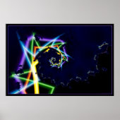 Warp-Geschwindigkeit Neon 2 Poster (Vorne)