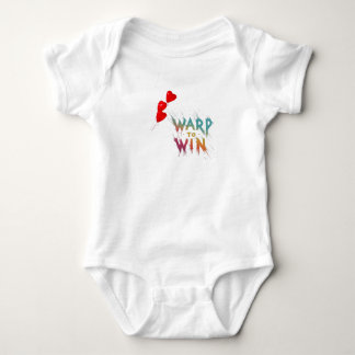 Warp zu gewinnen baby strampler