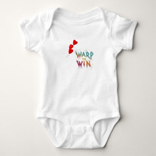 Warp zu gewinnen baby strampler (Vorderseite)
