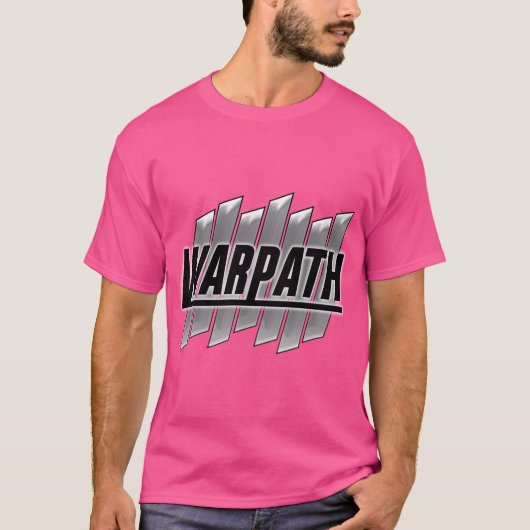Warpath - Chrome-Logo T-Shirt (Vorderseite)