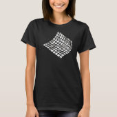 Warped Lines Sudoku Grid T-Shirt (Vorderseite)