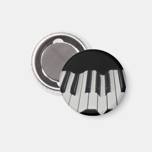 Warped Piano Keys Magnet (Vorderseite/Rückseite)