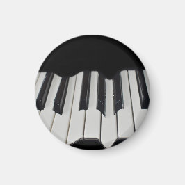 Warped Piano Keys Magnet