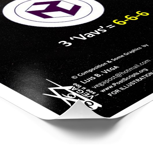 Warpgeschwindigkeit Poster (Ecke)