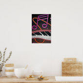 Warpmusik Poster (Küche)