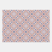 WARPPPAPIER - 3 SCHATTEN WASSERFARBENFARBENFARBPIN GESCHENKPAPIER SET (Vorderseite 3)