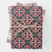 WARPPPAPIER - 3 SCHATTEN WASSERFARBENFARBENFARBPIN GESCHENKPAPIER SET (Beispiel)