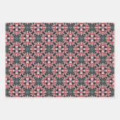 WARPPPAPIER - 3 SCHATTEN WASSERFARBENFARBENFARBPIN GESCHENKPAPIER SET (Vorderseite)