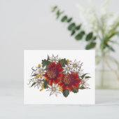 Warratha Flannel Blume Postkarte (Stehend Vorderseite)