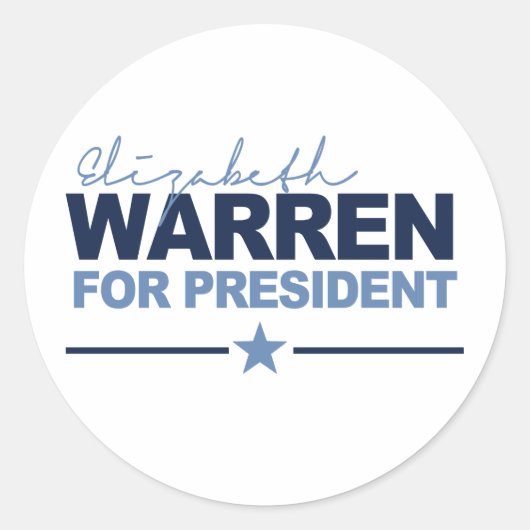 WARREN 2016 SIGNERICA -.png Runder Aufkleber (Vorderseite)