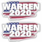 Warren 2020 aufkleber (Vorderseite)