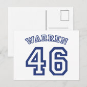 WARREN 46 POSTKARTE (Vorne/Hinten)