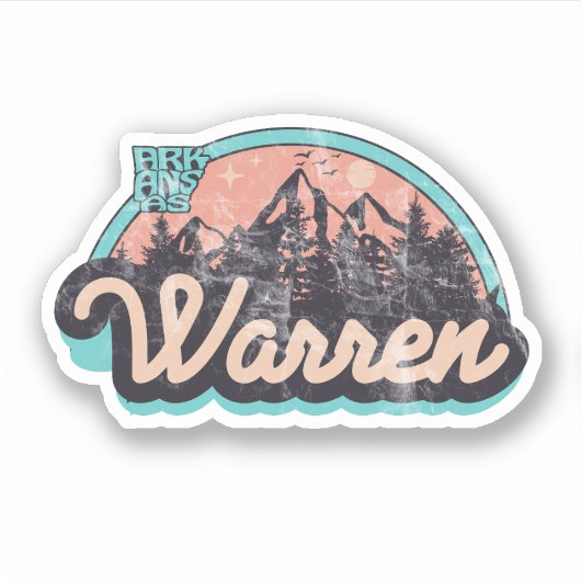 Warren, Arkansas Sticker (Vorderseite)