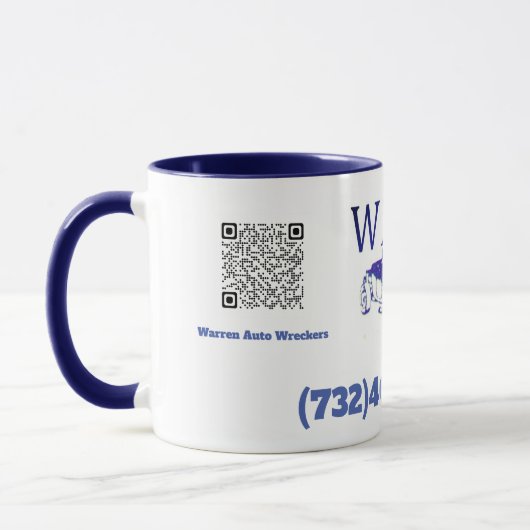 Warren Auto Wreckers Kaffee Tasse Rm (Links)