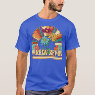 Warren Blume Name Zevon Personalisiert Gifts Retro T-Shirt