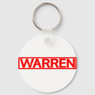Warren Briefmarke Schlüsselanhänger