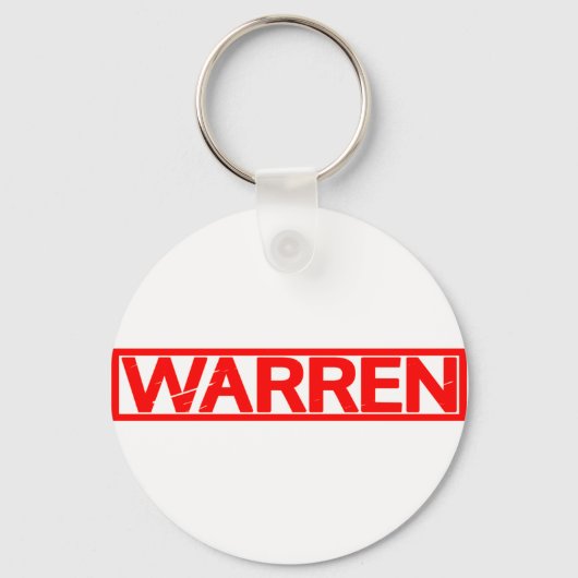 Warren Briefmarke Schlüsselanhänger (Vorderseite)