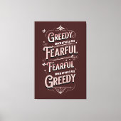 Warren Buffet Angebot Leinwanddruck (Vorderseite)