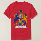 Warren Coat of Arms Familienwappen T-Shirt (Design vorne)